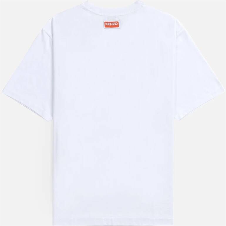 Kenzo Witte Bedrukte T-shirt Wit Heren