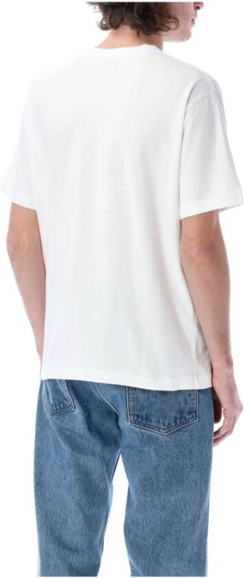 Kenzo Witte Boke Bloemenkroon T-Shirt voor Heren Wit Heren