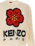 Kenzo Intarsia Gebreide Wollen Trui Boke Flower White Heren - Thumbnail 7