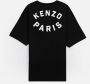 Kenzo Zwart Crewneck T-shirt met Doel Print Black Heren - Thumbnail 4
