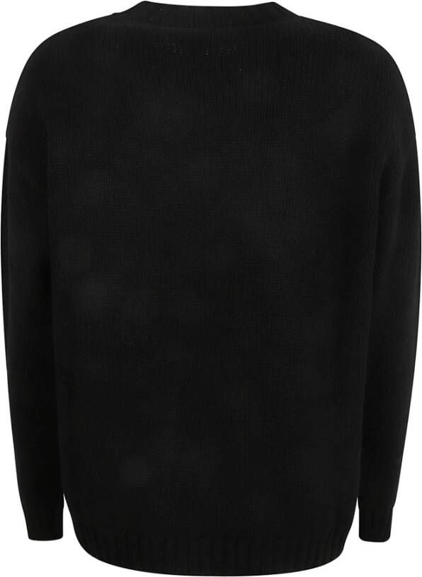 Kenzo Zwarte Logo Jumper Sweaters Zwart Dames