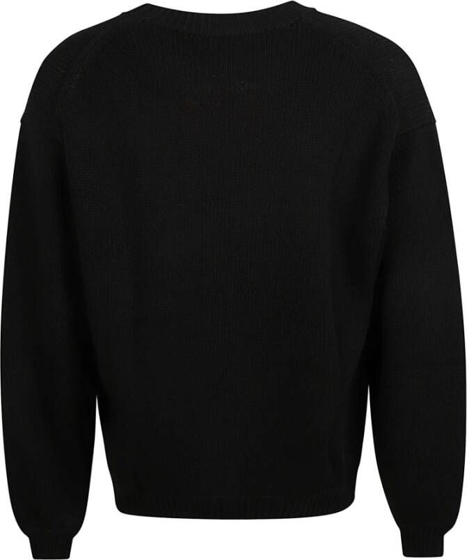 Kenzo Zwarte Logo Jumper Sweaters Zwart Heren