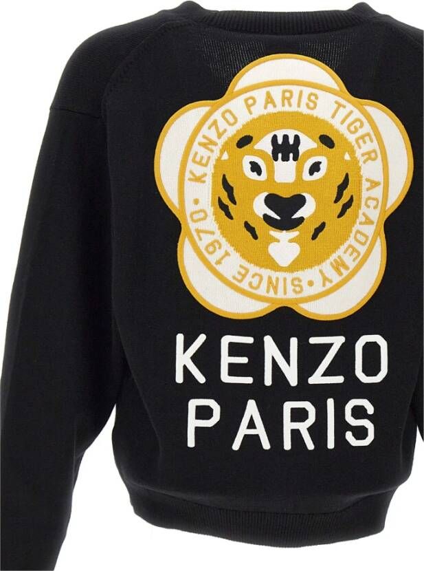 Kenzo Zwarte Sweaters van Paris Zwart Heren