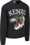 Kenzo Zwart Logo-Print Katoenen Sweatshirt Zwart Heren - Thumbnail 9