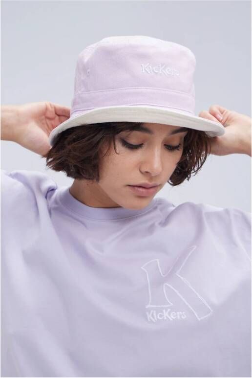 Kickers Big K T-shirt Paars Unisex
