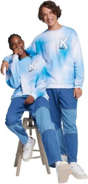 Kickers Organic Big-k Sweat Blauw Unisex