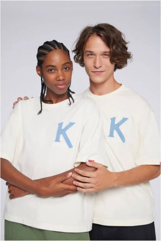 Kickers Organic Big-K T-shirt Beige Unisex