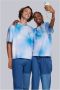 Kickers Organic Big-k Tshirt Blauw Unisex - Thumbnail 2