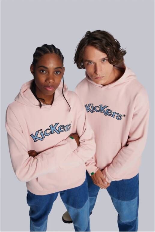 Kickers Organic Kick Hoodie Roze Unisex