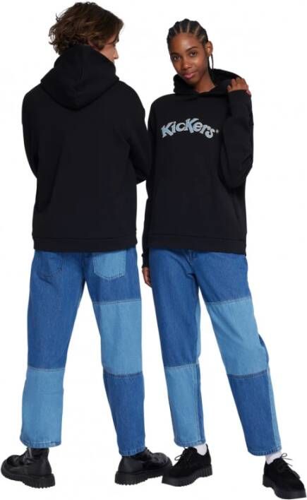 Kickers Organic Kick Hoodie Zwart Unisex