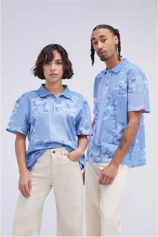 Kickers Organic Kick Polo Blauw Unisex