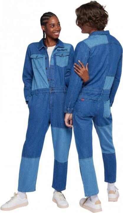 Kickers Organic Mix Combi Denim Blauw Unisex