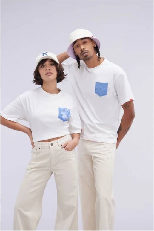 Kickers Organic Pocket T-shirt Beige Unisex