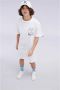 Kickers Katoenen T-shirt Jurk Beige Unisex - Thumbnail 2