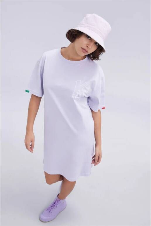 Kickers T-shirt Dress Paars Dames