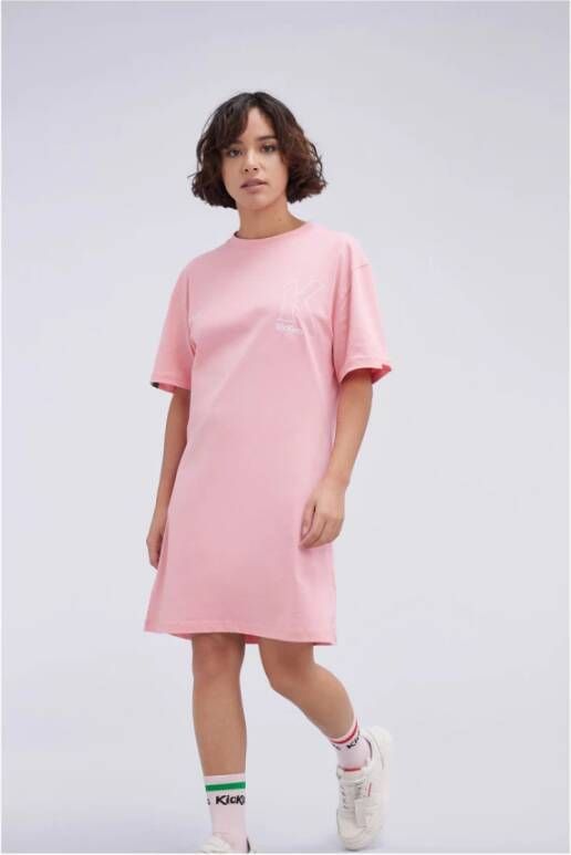 Kickers T-shirt Dress Roze Dames