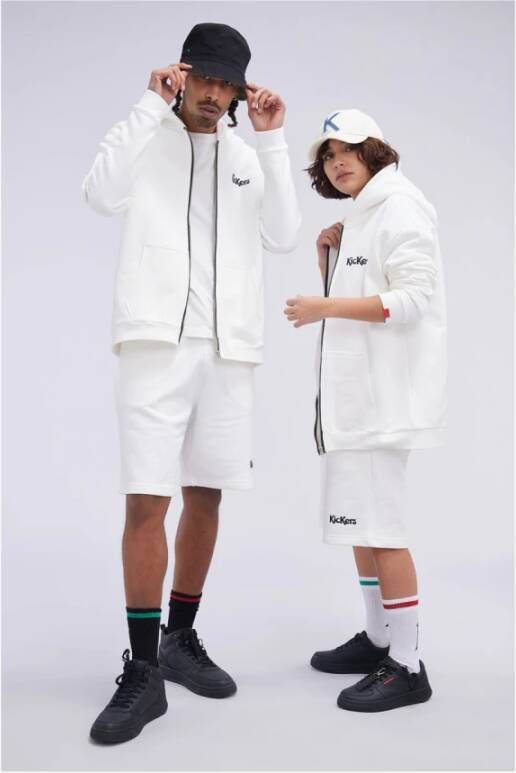Kickers Zip Up Hoodie Beige Unisex