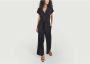 King louie Stijlvolle Crepe Jumpsuit Zwart Dames - Thumbnail 2