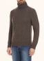 Kiton Cashmere Turtleneck Sweater Bruin Heren - Thumbnail 2