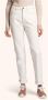 Kiton Witte Slim-Fit Hoge Taille Katoenen Jeans Beige Dames - Thumbnail 2