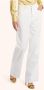 Kiton Flared Katoenen Jeans met Hoge Taille White Dames - Thumbnail 2