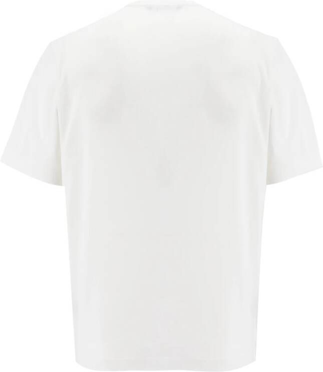 Kiton Katoenen Crew-neck T-shirt voor warme dagen Wit Heren