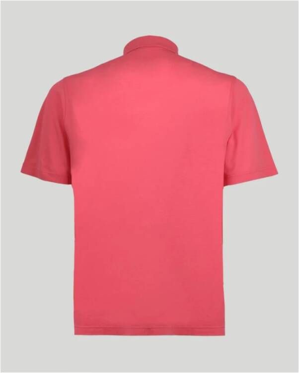 Kiton Stijlvolle Positano Polo Shirt Rood Heren