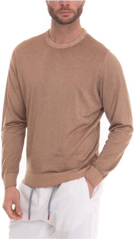 Kiton Ronde hals pullover Beige Heren
