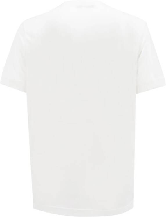 Kiton Nieuwe Texturen T-Shirt Wit Heren