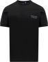 Kiton Upgrade je casual garderobe met dit katoenen T-shirt met geborduurd logo Zwart Heren - Thumbnail 2