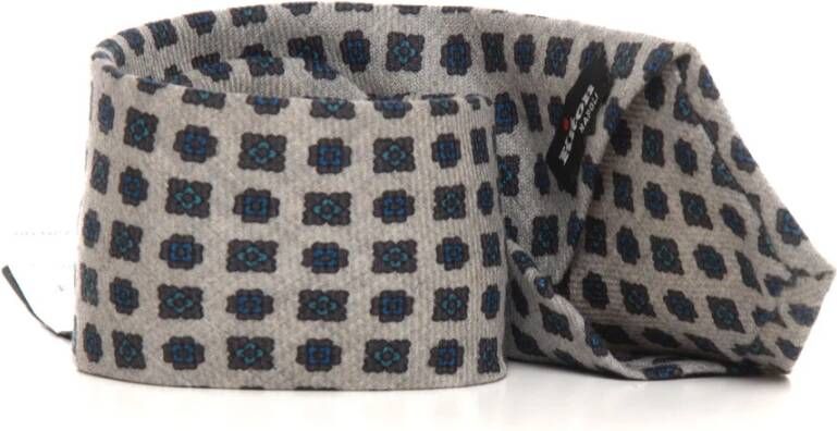 Kiton Luxe Cashmere Stropdas Verhoog je formele uitstraling Beige Heren