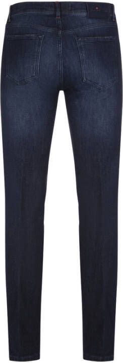 Kiton Rechte Pijp Denim Broek Blauw Heren