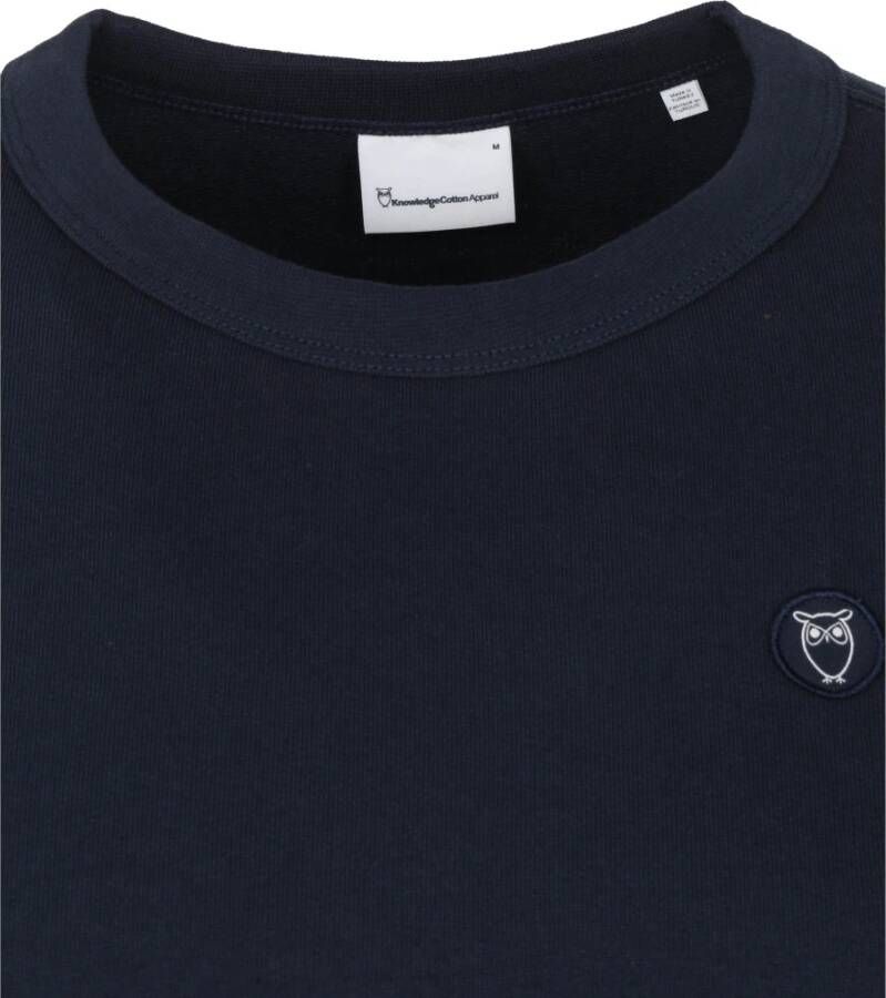 Knowledge Cotton Apparel Elm Trui Blauw Heren