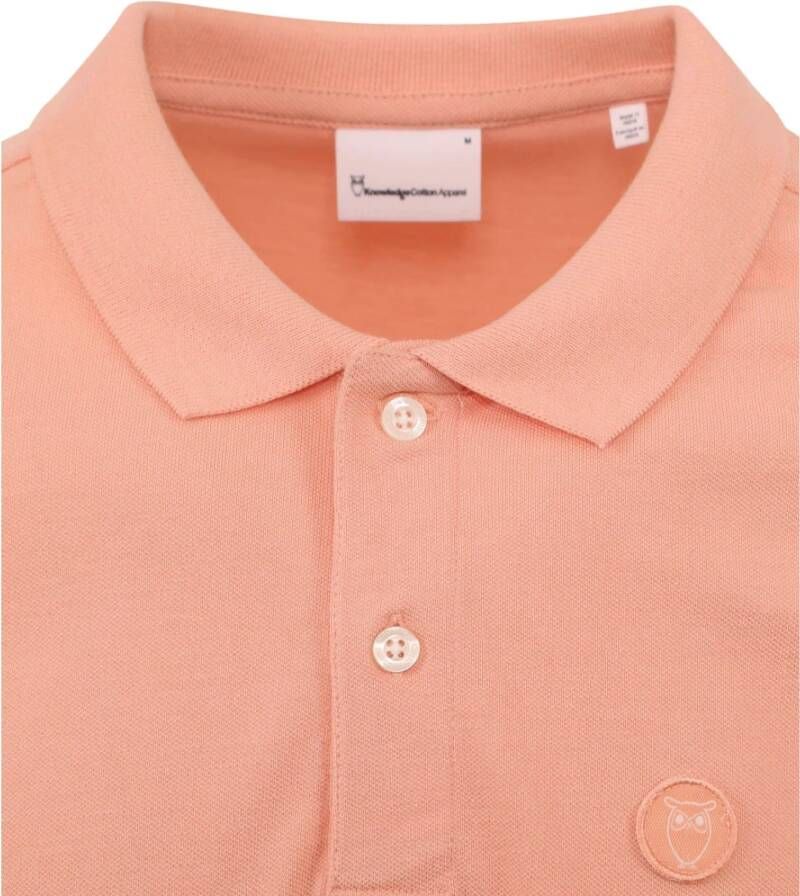 Knowledge Cotton Apparel KnowledgeCotton Apparel Polo Roze Heren