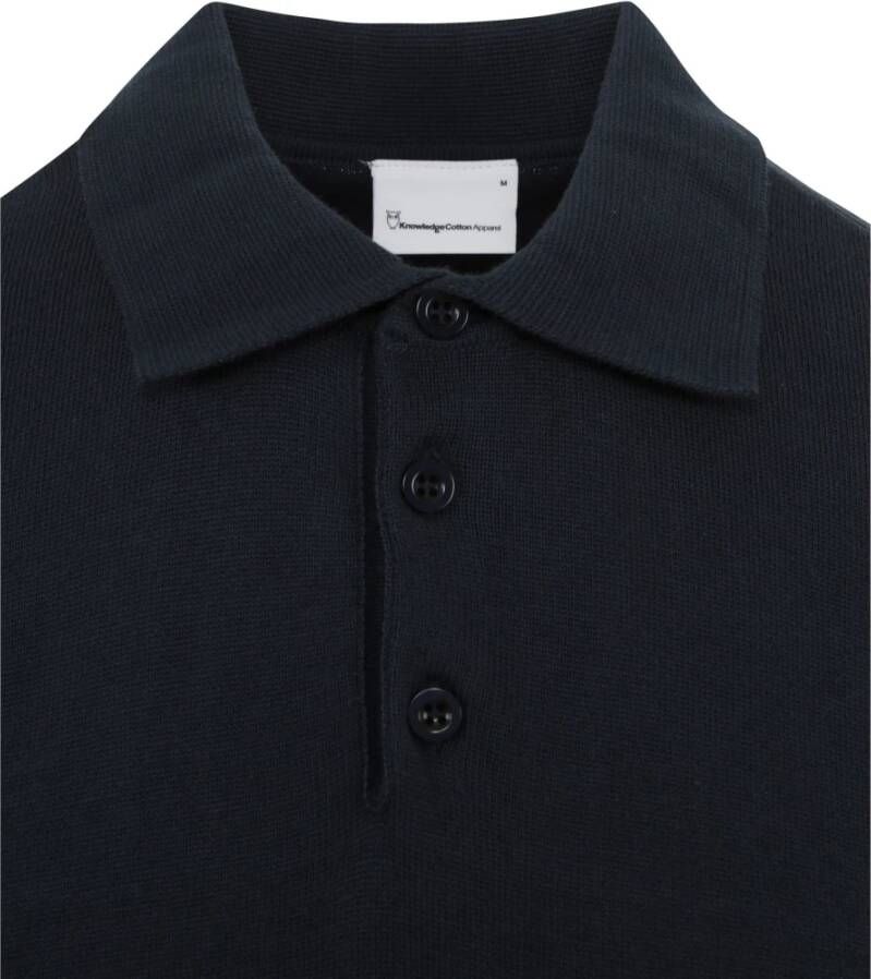 Knowledge Cotton Apparel KnowledgeCotton Apparel Poloshirt Blauw Heren