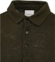 Knowledge Cotton Apparel KnowledgeCotton Apparel Poloshirt Linnen Donkergroen Groen Heren - Thumbnail 2