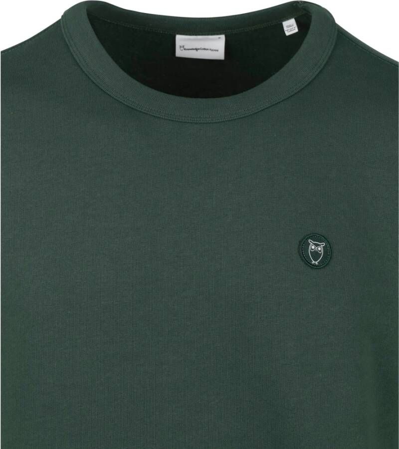 KnowledgeCotton Apparel Sweater Donkergroen - Foto 2