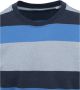 Knowledge Cotton Apparel KnowledgeCotton Apparel T-shirt Strepen Blauw Heren - Thumbnail 2