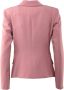 Kocca Korte Blazer Jas met één Knoop Pink Dames - Thumbnail 2