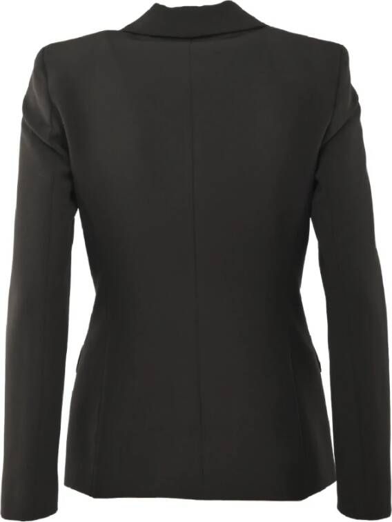 Kocca Dubbelrij Blazer Jas Zwart Dames