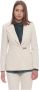 Kocca Polyester blazer met unieke gouden sluiting Beige Dames - Thumbnail 2