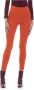 Kocca Elegante Skinny Viscosebroek Oranje Dames - Thumbnail 2
