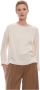 Kocca Elegante viscose blouse met lange mouwen White Dames - Thumbnail 2