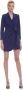 Kocca Elegante Winter Wikkeljurk Blauw Dames - Thumbnail 2