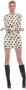 Kocca Bloemenprint Viscose Jurk met Riem Beige Dames - Thumbnail 2
