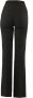Kocca Elegante Flared Polyester Broek Black Dames - Thumbnail 2