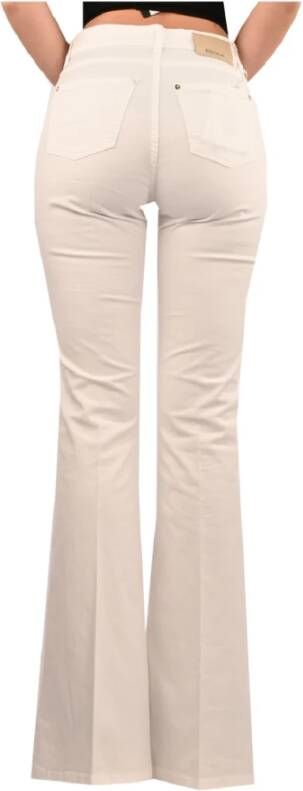 Kocca Slim-fit Zomerbroek Wit Dames
