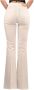 Kocca Katoenen Olifant Flare Broek Beige Dames - Thumbnail 3
