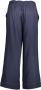 Kocca Blauwe Damesbroek Elastische Taille Contrastdetails Blue Dames - Thumbnail 2