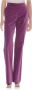 Kocca Wijd uitlopende katoenen broek Purple Dames - Thumbnail 2
